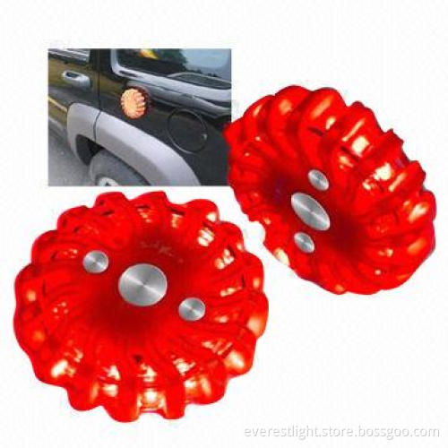 Warning light with superior visibility & safety, 9 flashing functions